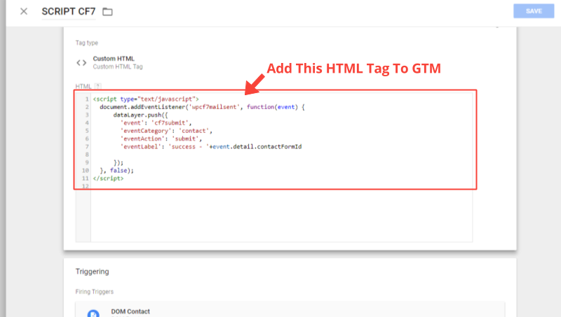 Track Contact Form Submissions With GTM